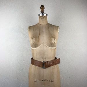 Harold’s l S Retro Vintage Pinup Rockabilly Mexican Embossed Tooled Leather Belt